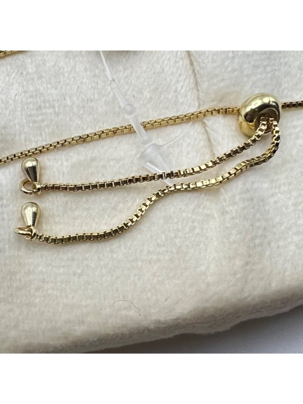 Set 2 Adjustable Gold-Tone Bracelets Black Clover Charms CZ Accents Eyecandy LA - Picture 7 of 9